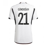 Koszulka piłkarska Niemcy Ilkay Gundogan #21 Strój Domowy MŚ 2022 tanio Krótki Rękaw